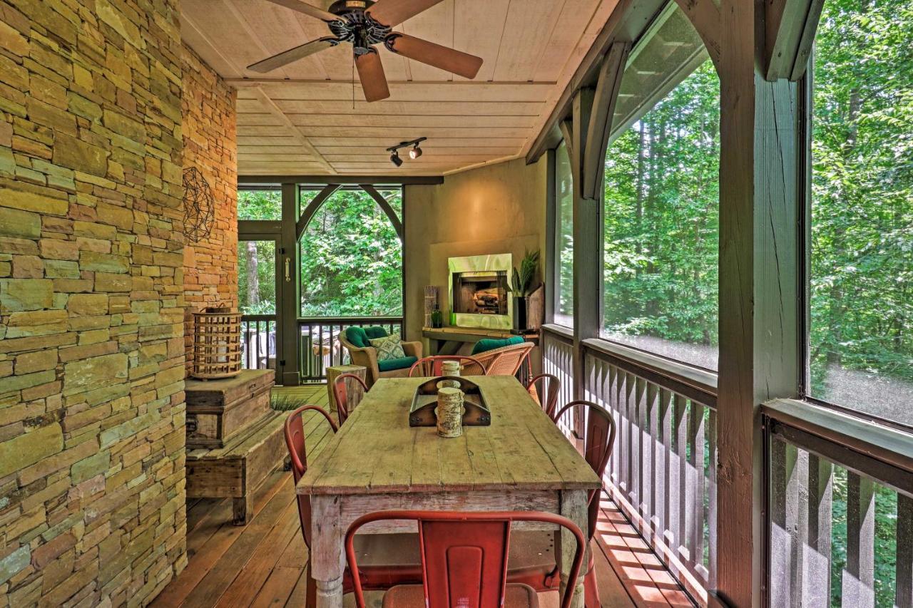 Charming Cashiers Cottage With Screened Porch! Exterior foto